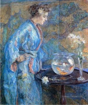  robert - Fille en kimono bleu Robert Reid